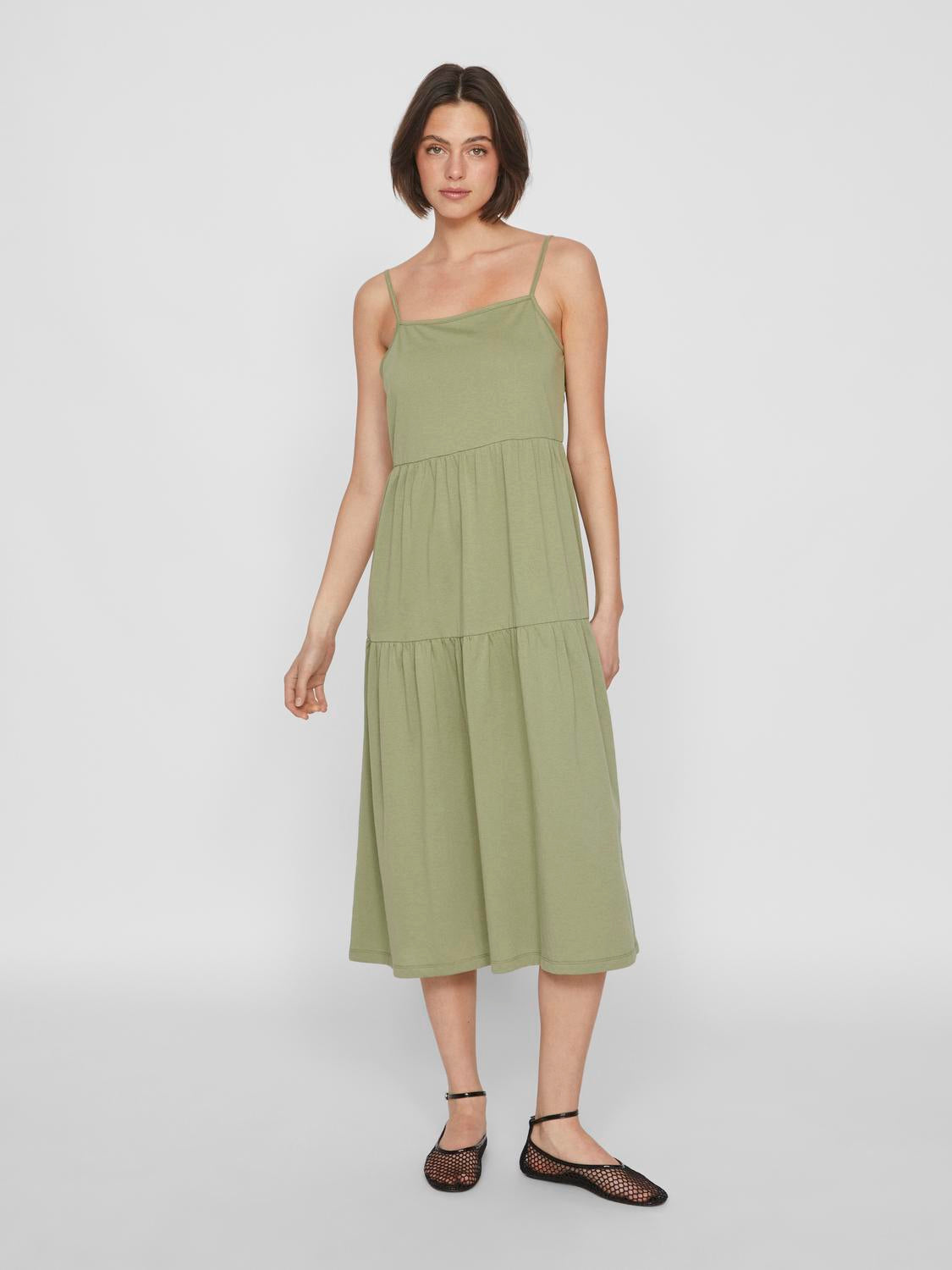 VISUMMER Dress - Oil Green
